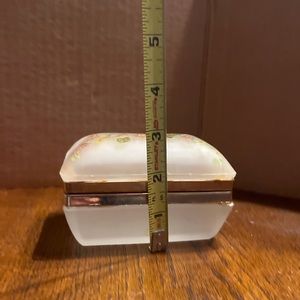 Ceramic Hinged Lid Jewelry box